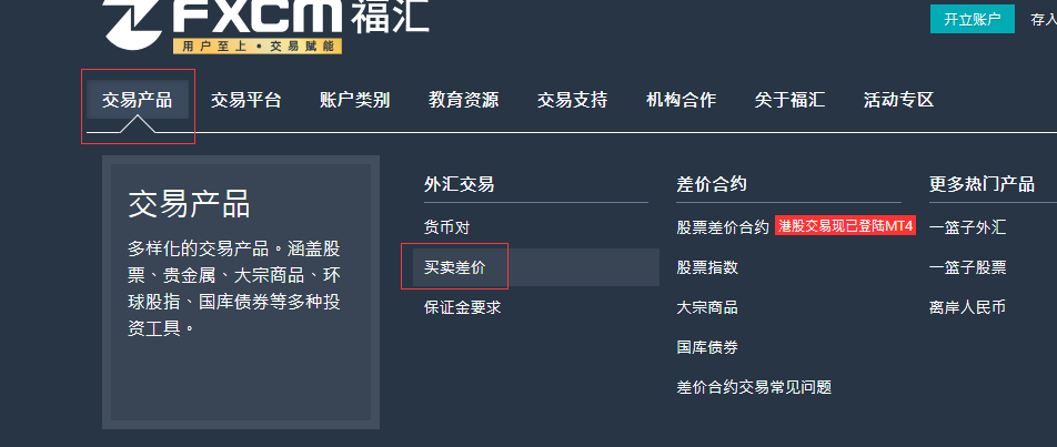 2024年福汇官网标准账户点差是多少，如何查看福汇点差