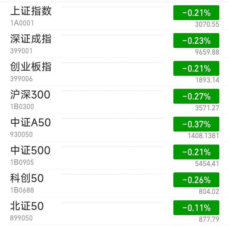 A股三大指数低开 贵金属板块领跌