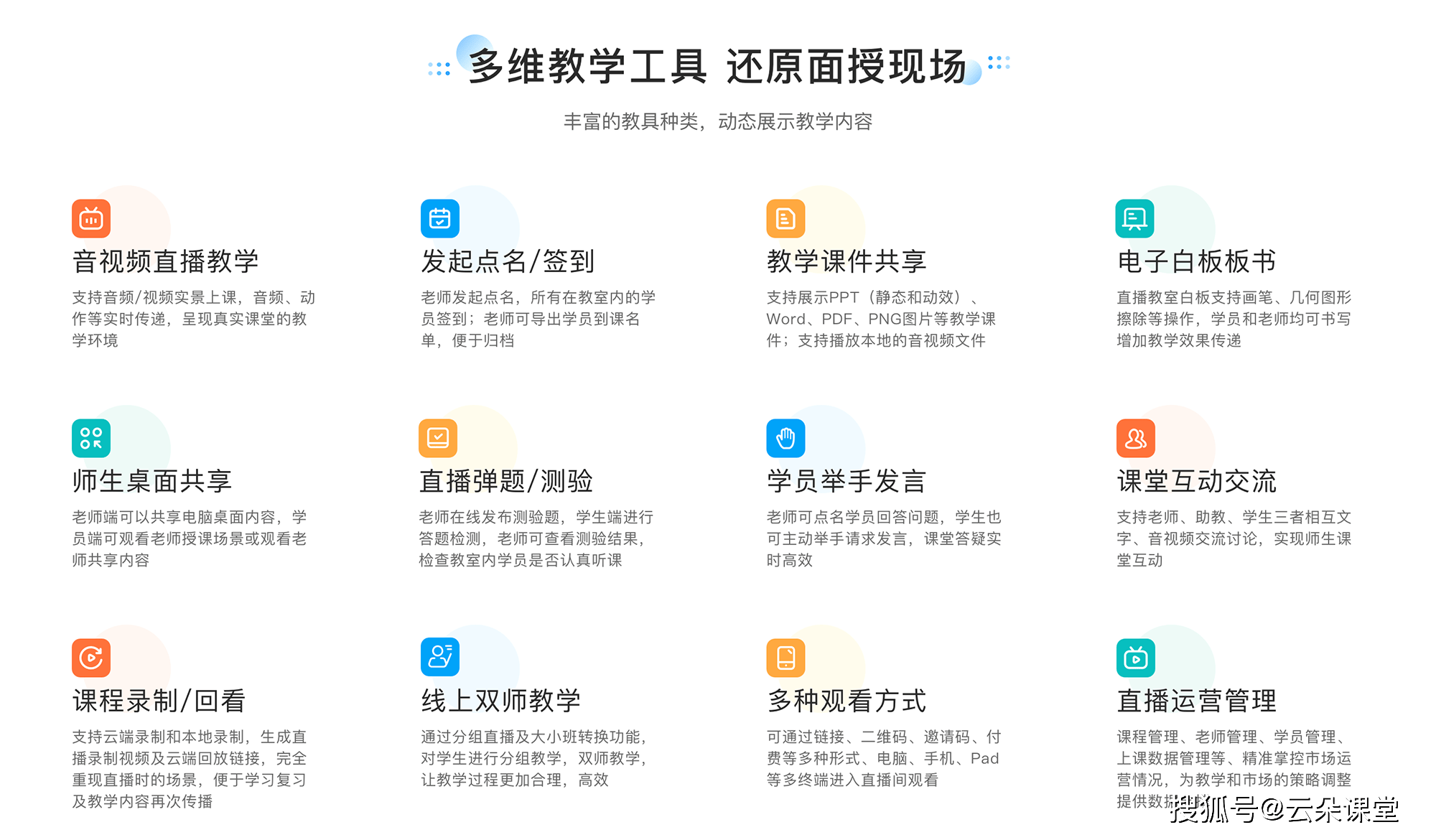 互动课堂教学软件-上网课平台软件-云朵课堂