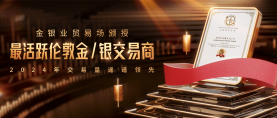 选择即信任，领峰贵金属斩获2024年第一季“最活跃伦敦金/银交易商”大奖！