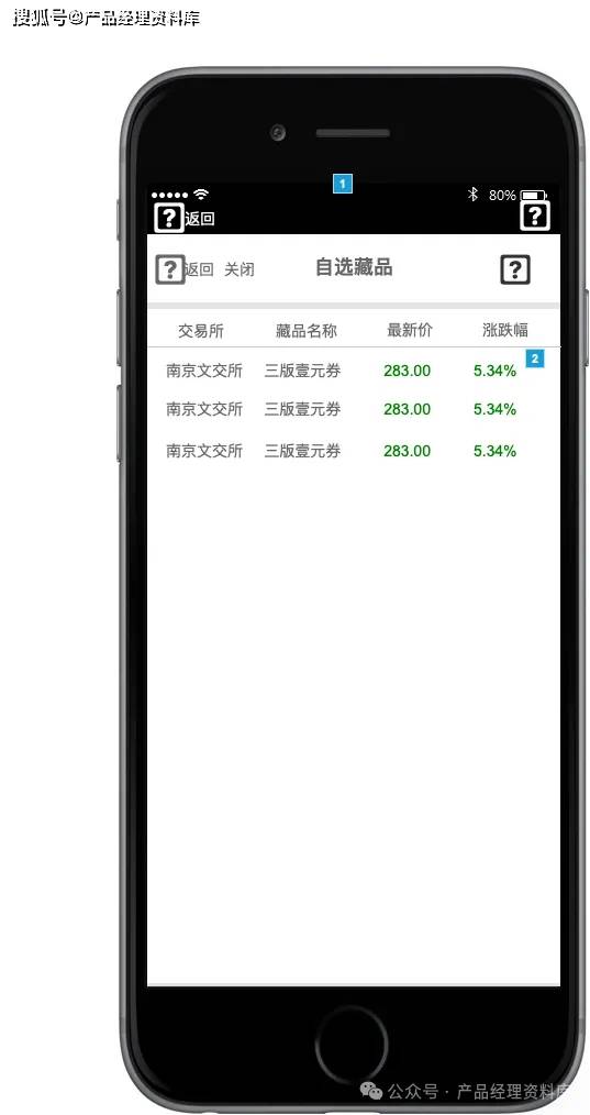 邮品交易APP产品Axure RP原型.rp
