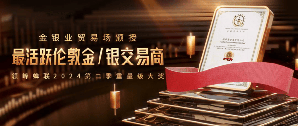 第二季再度称雄！领峰贵金属蝉联「最活跃伦敦金/银交易商」大奖