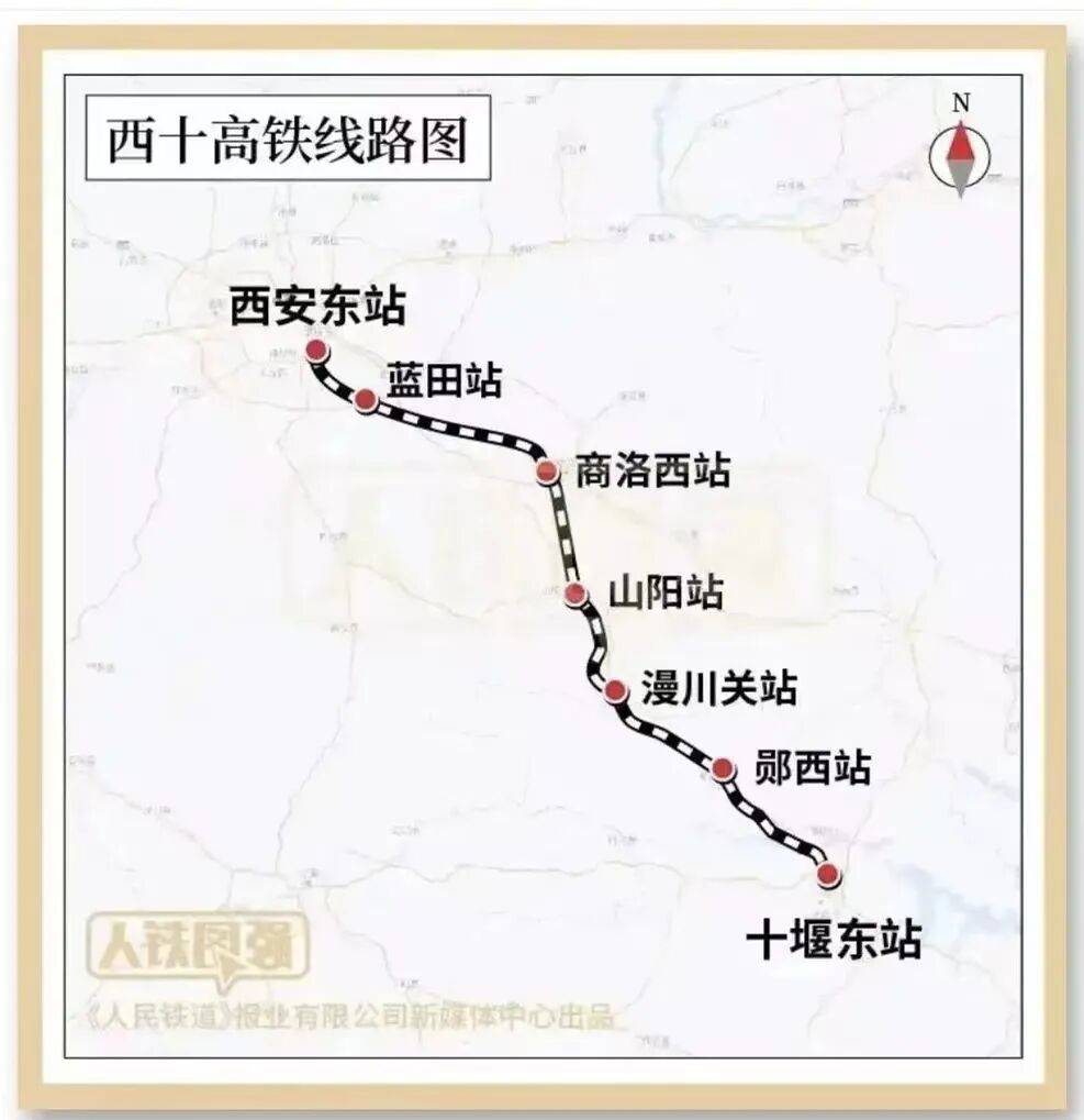 西安至武汉2.5小时到达，西十高铁最新进展→