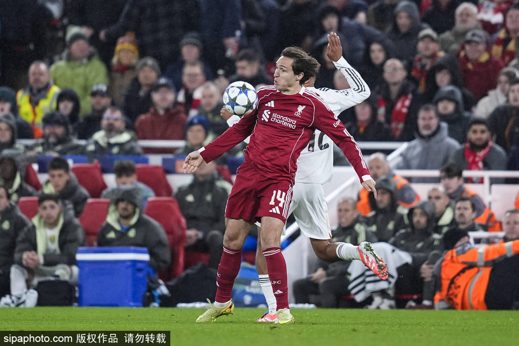 欧冠-麦卡利斯特一击致命 利物浦1-0送皇马赛季第2败